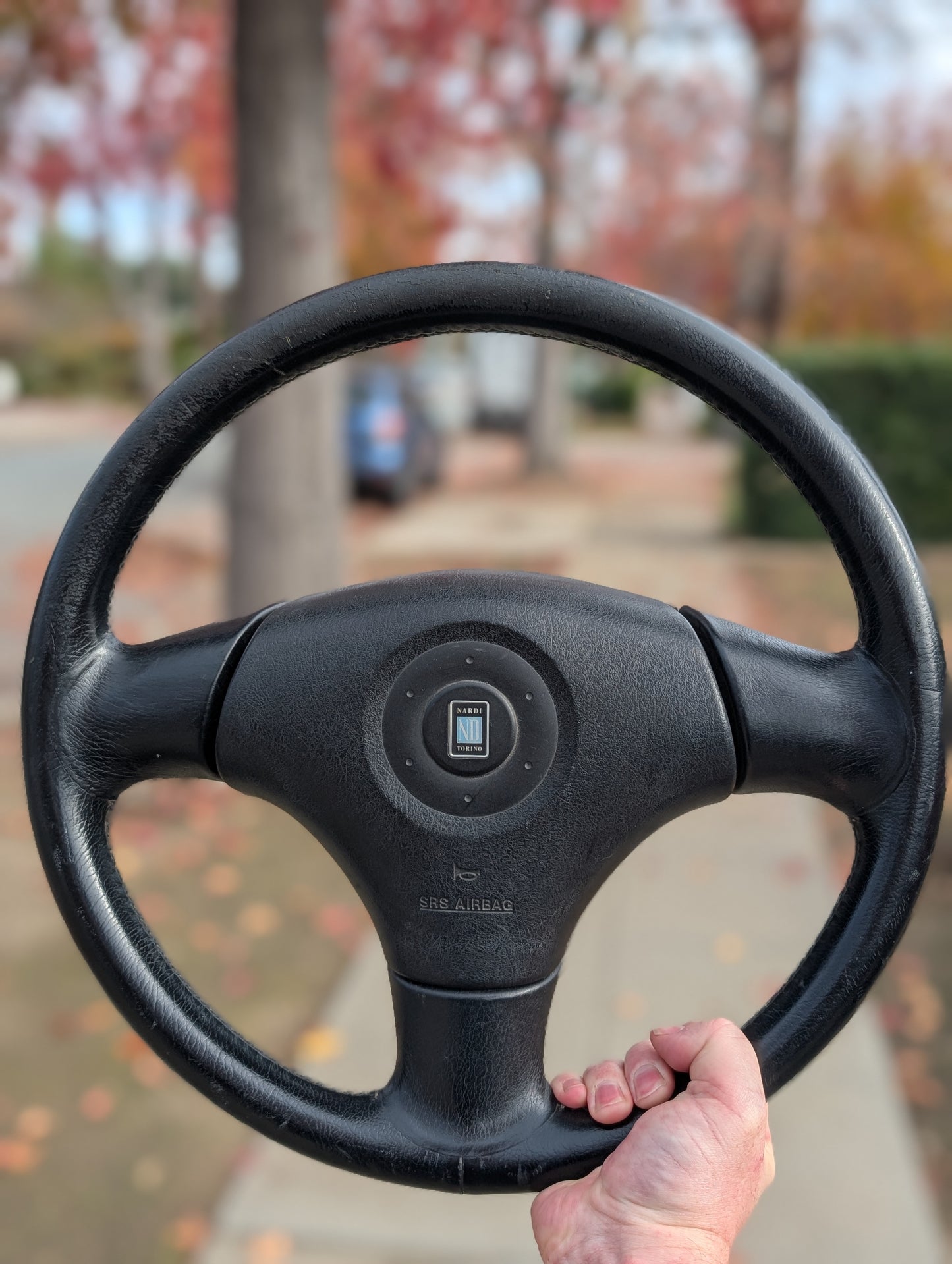 USED Nardi Mazda Miata Special Edition Steering Wheel Leather