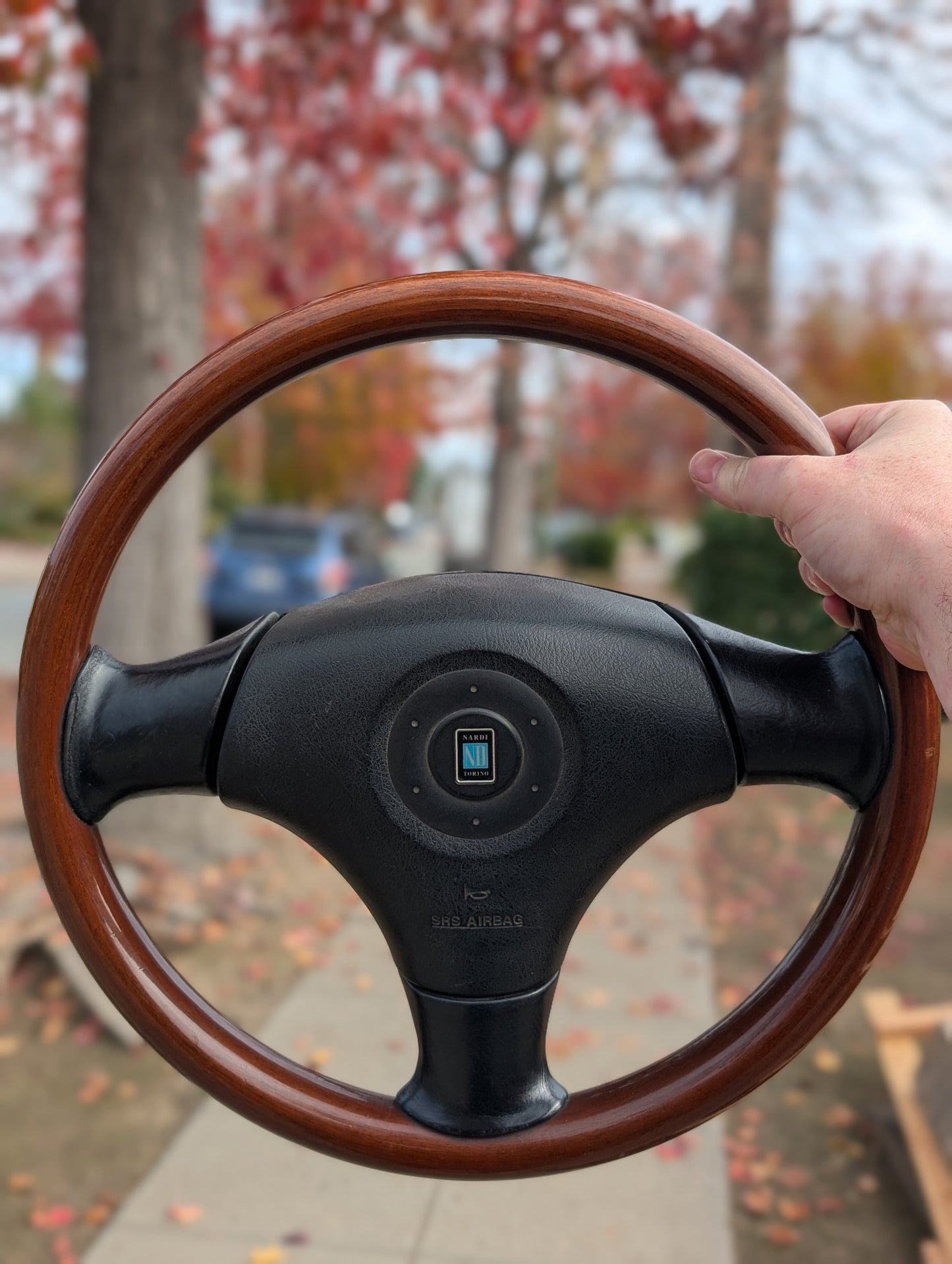 USED Nardi Mazda Miata Special Edition Wood Steering Wheel