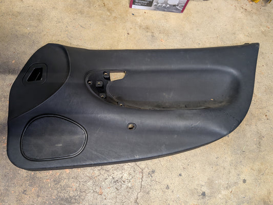 Mazda FD RX-7 Passenger Door Card LHD Black (No plastic door cup assembly or doorhandle)